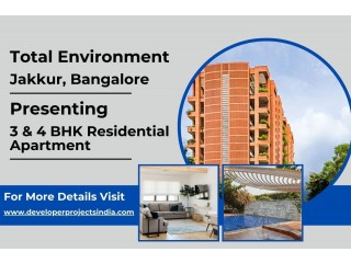 Total Environment - Redefining Urban Living with 3 & 4 BHK Residences in Jakkur, Bangalore