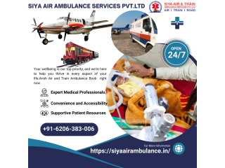 Siya Air Ambulance Service in Patna: Ensuring Patient Comfort and Care During Transport