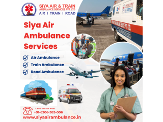 Siya Air Ambulance Service in Patna - You Can Switch Anytime