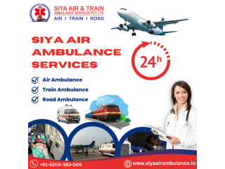 Siya Air Ambulance Service in Patna - Available 24/7 Hours with All Medical Facilities