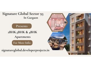 Signature Global Sector 93 At Gurugram - Dream Homes In Real Life