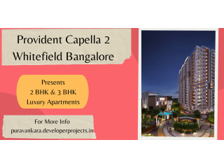 Provident Capella 2 - New Launch Project In Bangalore