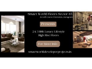 Smart World Floors Sector 65 At Gurugram - A Realization Of Your Dreams