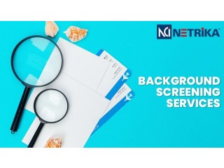 Background screening services - Netrika Consulting